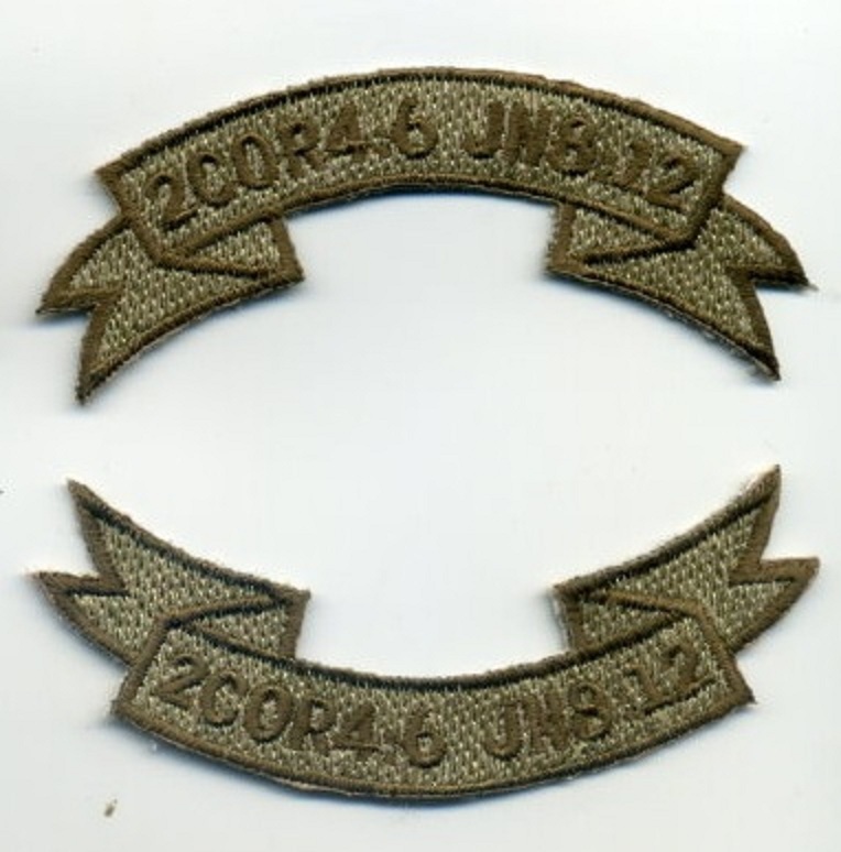 ELITE PROFESSIONAL USMC OPERATOR IRON-ON SSI PATCH: BIBLE CODE RIBBONS