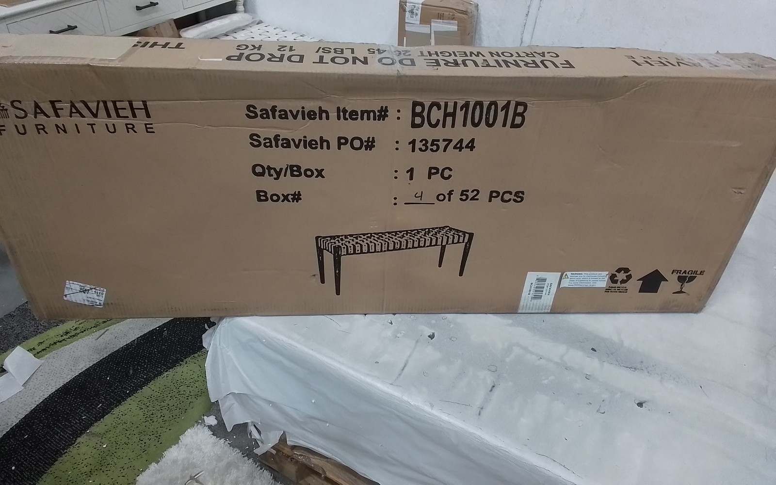 Safavieh AMALIA BENCH, Reduced Price 2172784942 BCH1001B