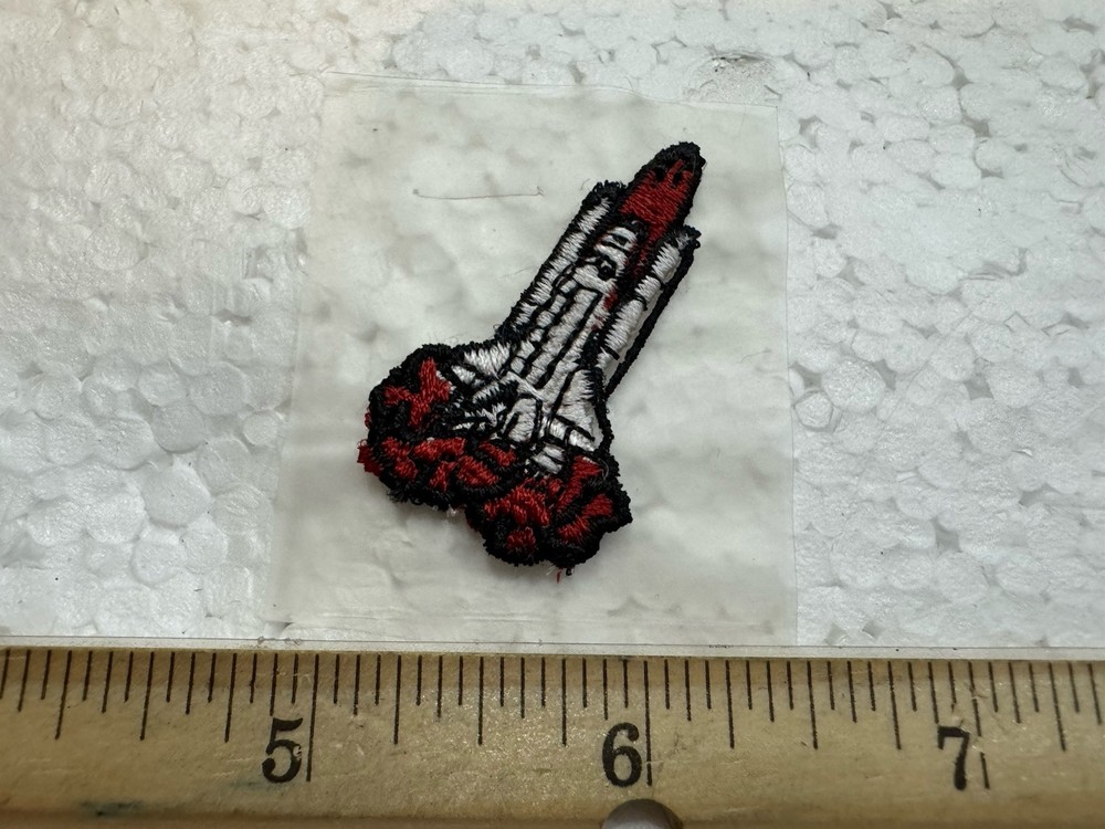 Vintage TINY Space Shuttle Sticky Patch