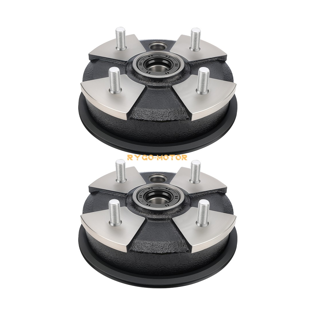 2PCS Front Brake Drum Hub for Honda TRX250 TRX250TM TRX250TE Recon 250 1997-2024