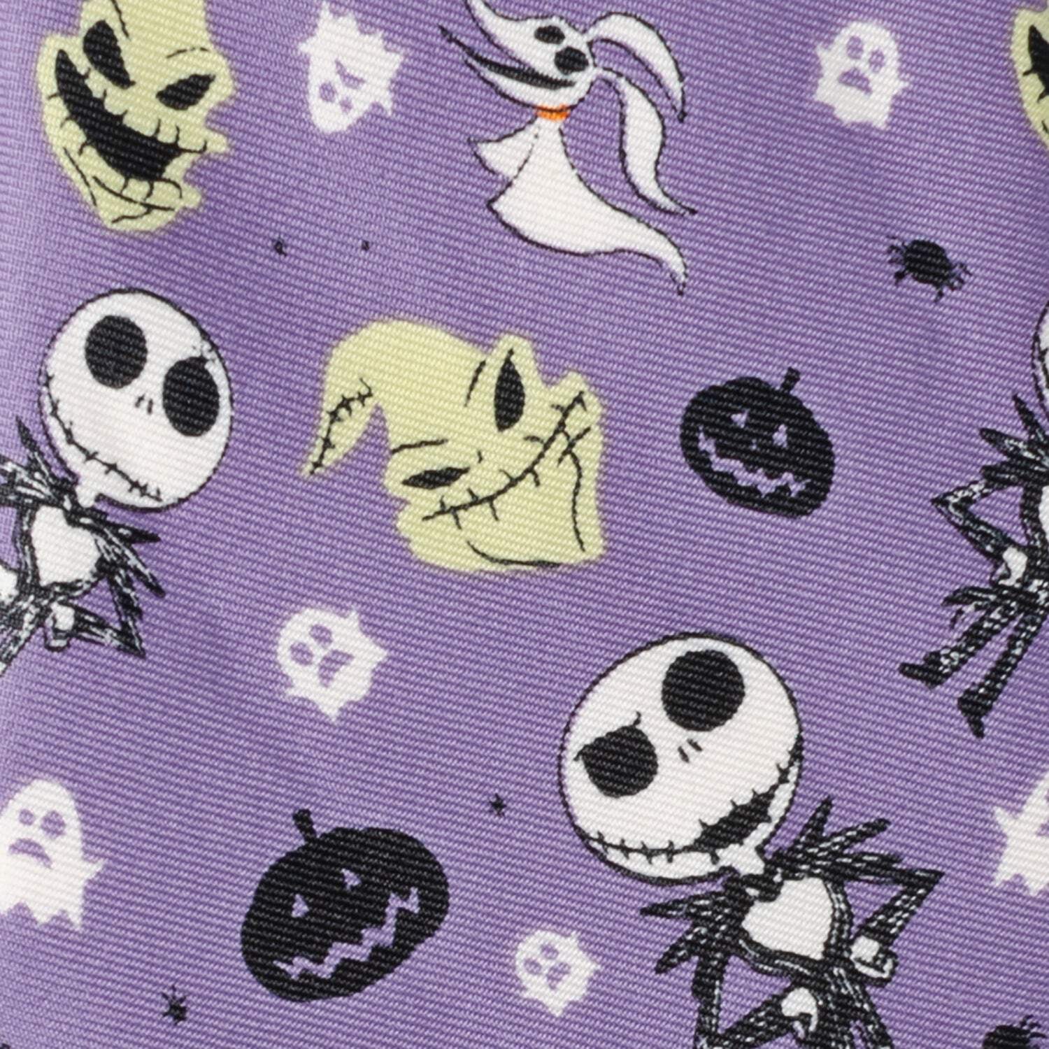 👔 Disney The Nightmare Before Christmas Purple Men's Tie