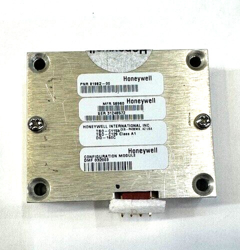 HONEYWELL CONFIGURATION MODULE 81982-00 58960 DMF 032003 CERTIFIED