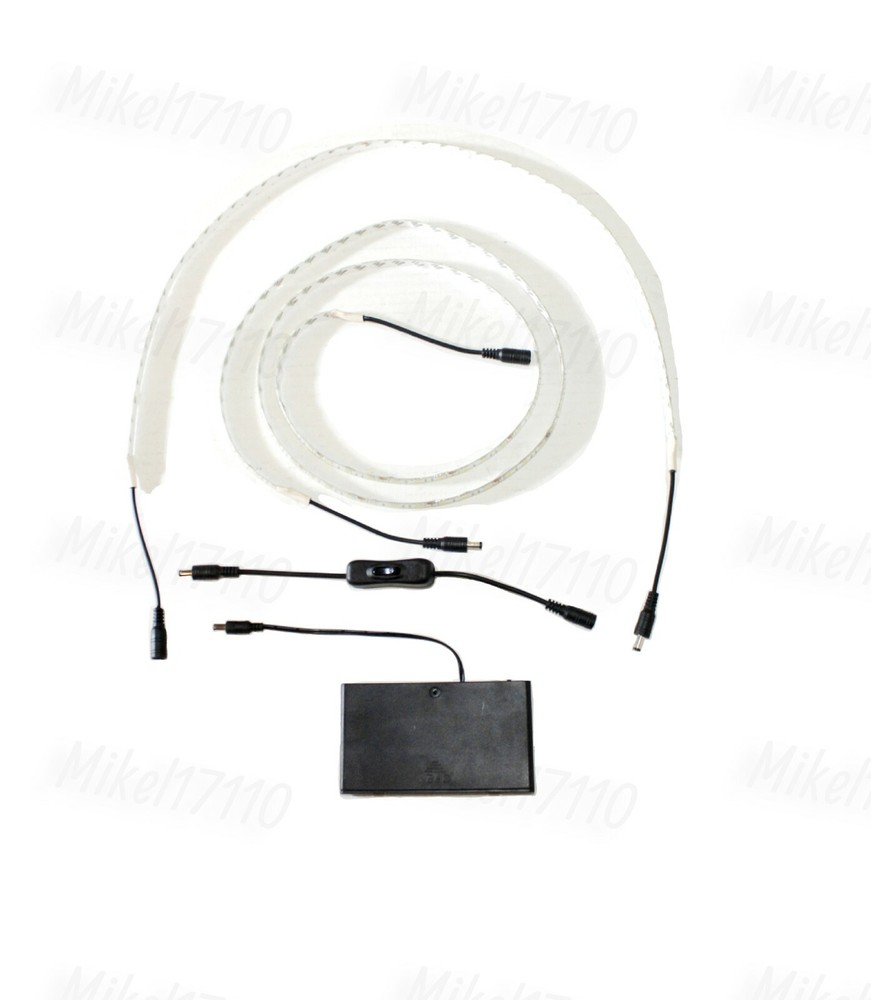 LED Gun Safe Light Battery Powered Led Manual Switch White 60" x 30"