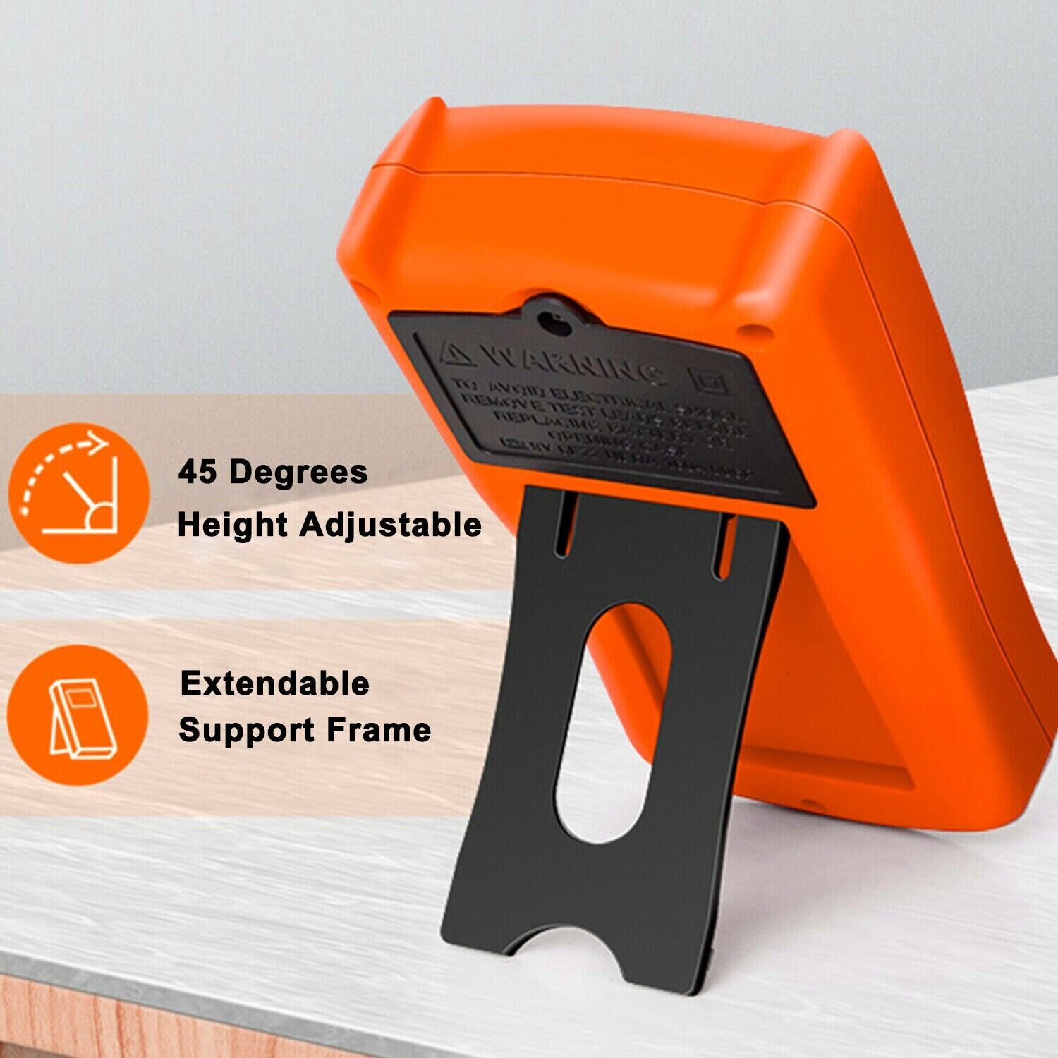 LCD Digital Multimeter AC DC Voltmeter Ammeter Ohmmeter Volt Tester Lead Meter