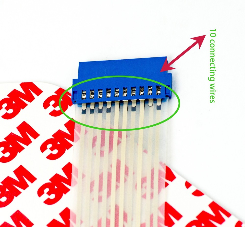 6675982-A Skid Steer Loader Left Instrument Button Panel (10 connecting wires)