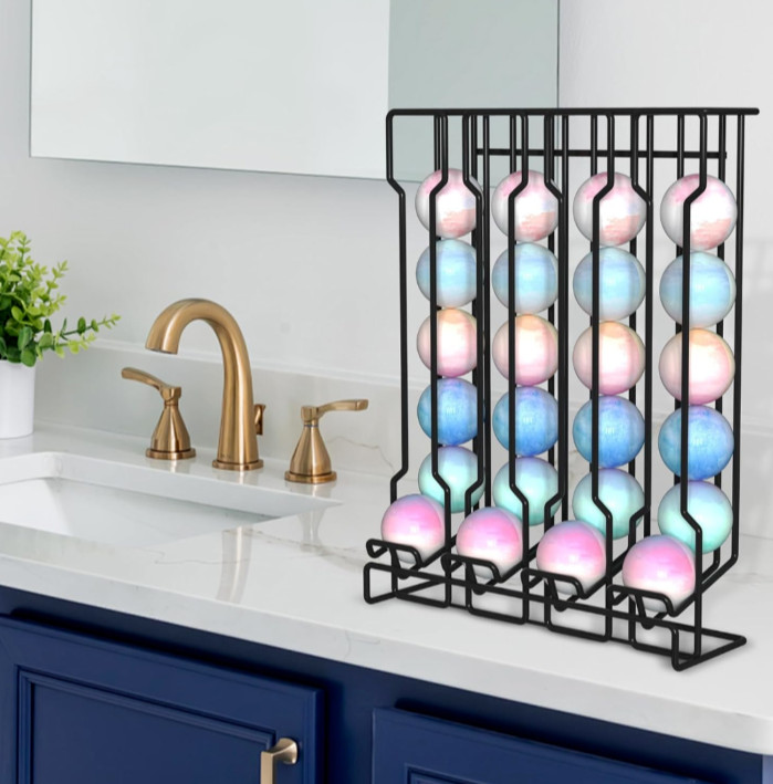 Bathroom Bath Bomb Organizer and Storage