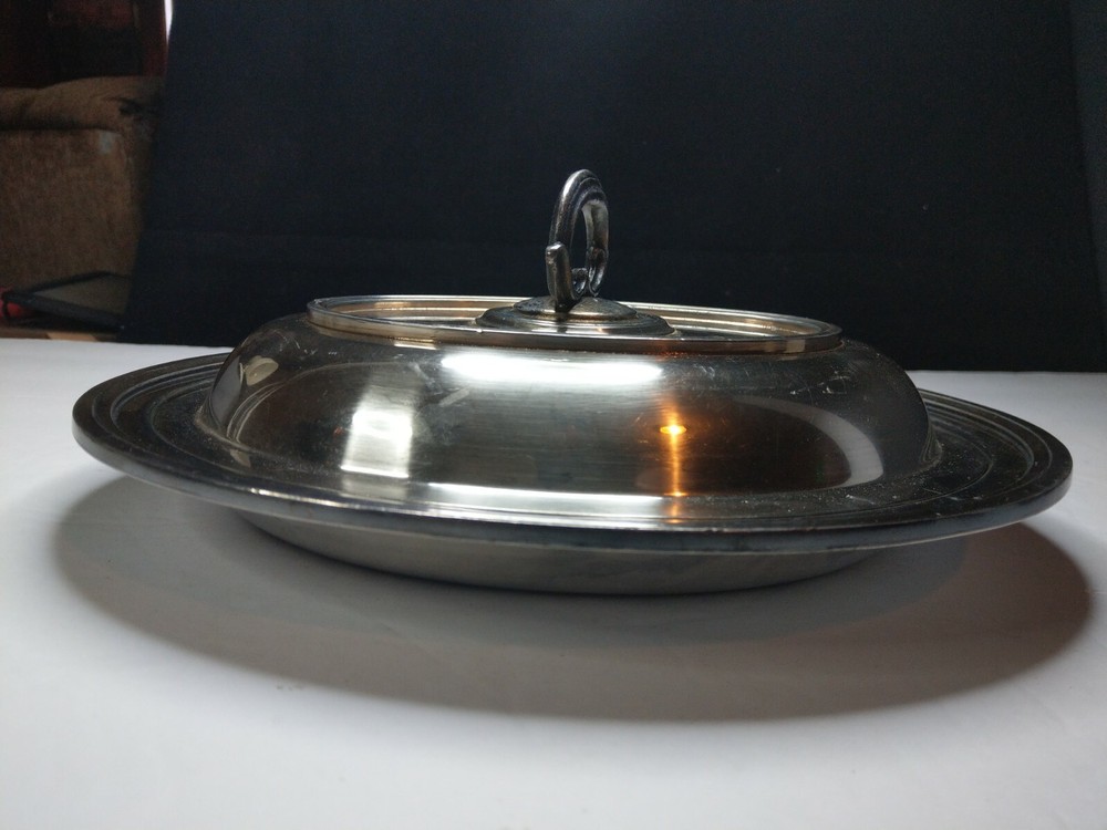 Silverplate Covered Dish Serving Lid H117 HALLMARK