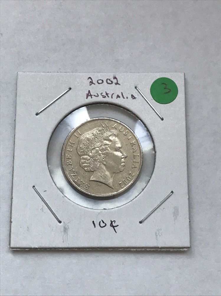 2002 Australia 10 Cent Coin A1