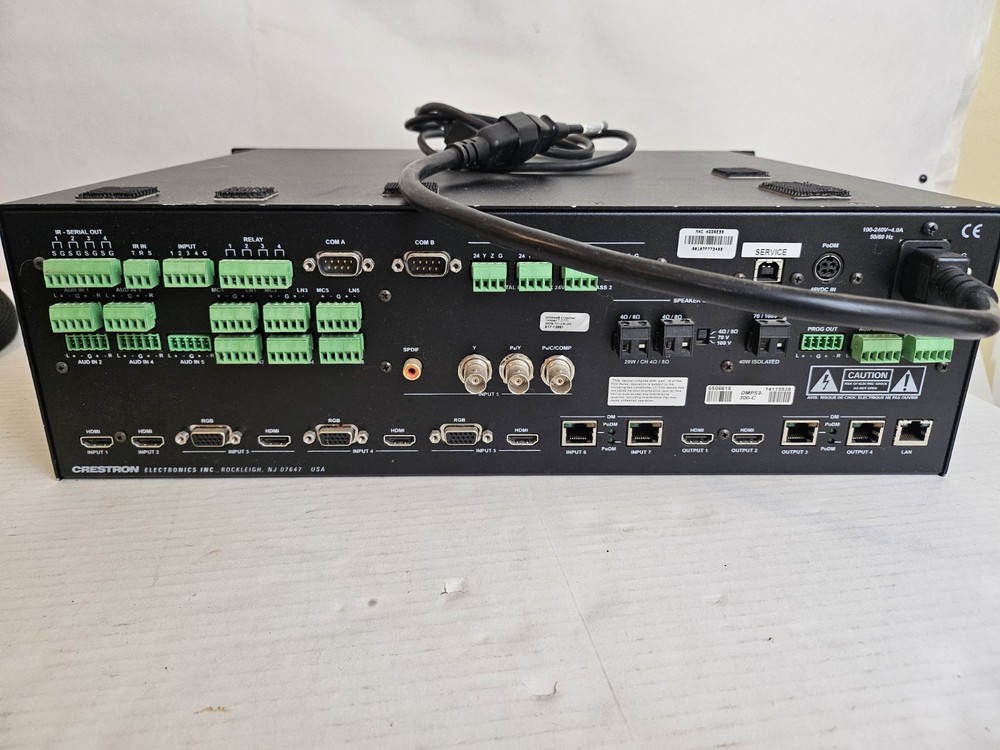 Crestron DMPS3-300-C 3-Series Digital Media Presentation Sys Router | Untested