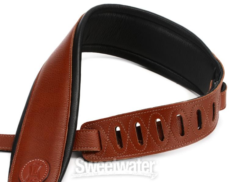 Levy's MSS2 Garment Leather Guitar Strap - Tan