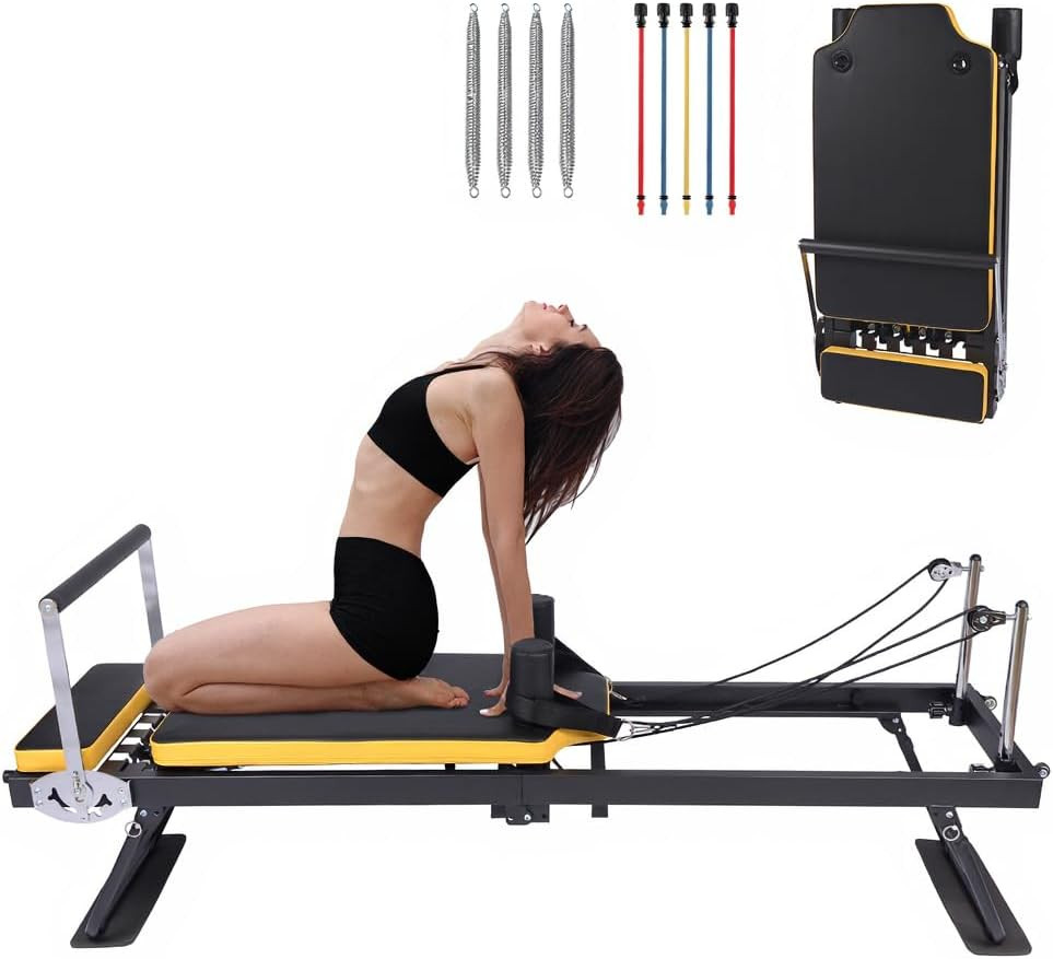 pro Foldable Pilates Reformer Machine