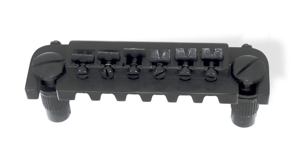 Bridge Tail Combo Adjustable Black post 52.5mm spread full intonated