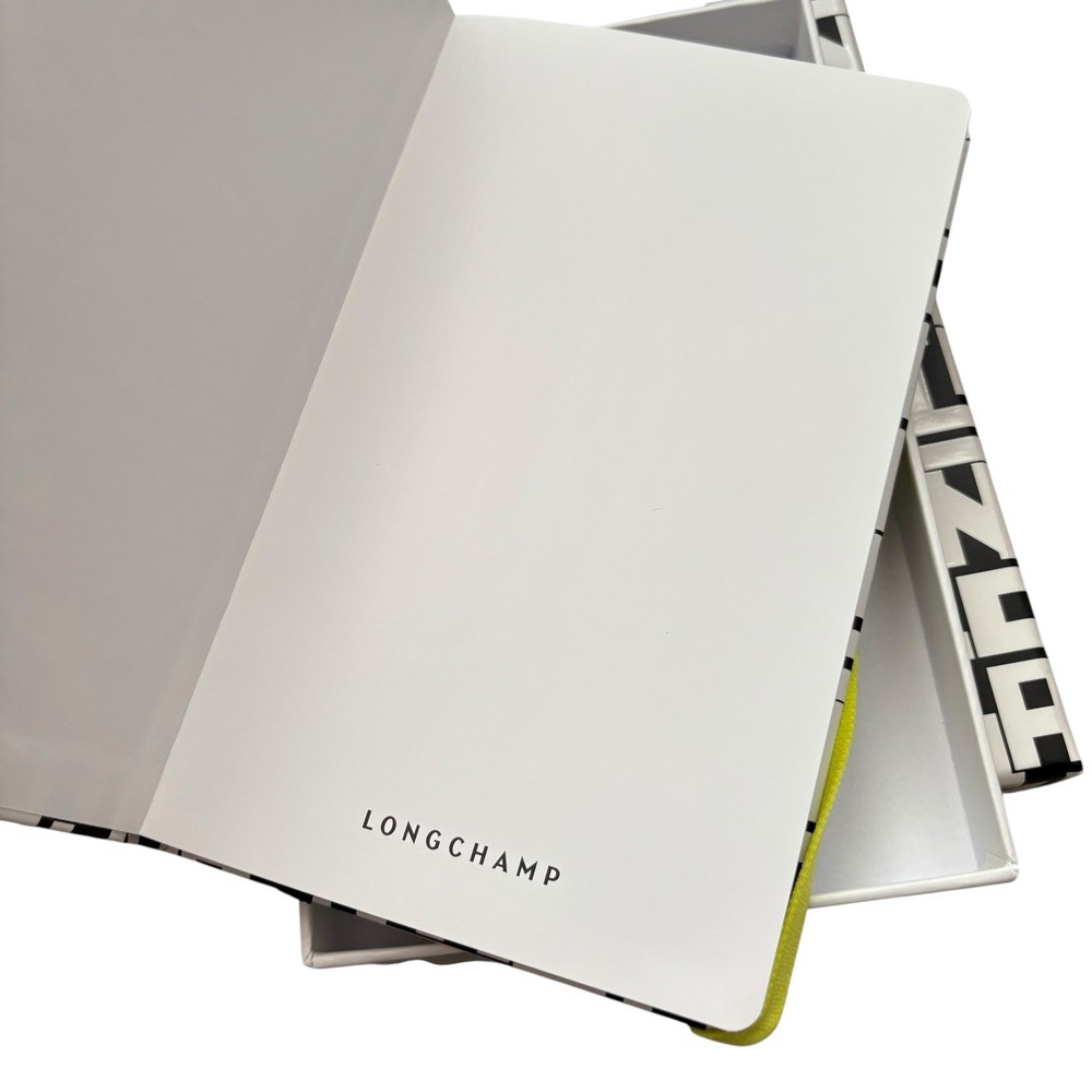 Longchamp Notebook Journal Hardcover With Box New