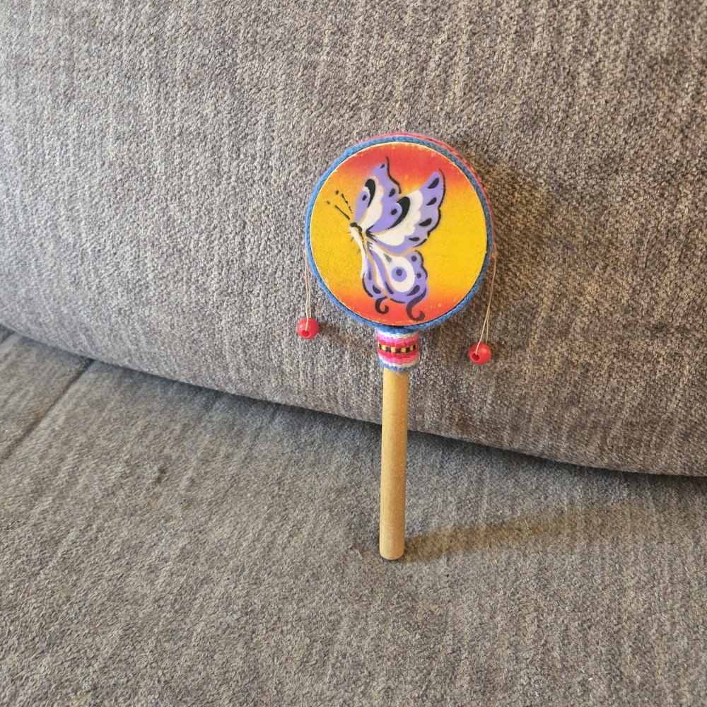 Vintage Butterfly Spin Drum