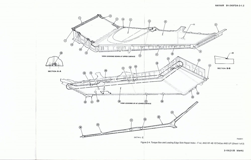 F-4 Phantom II (Navy) 1990 Structural Repair-Fixed Structure Flight Manual - CD