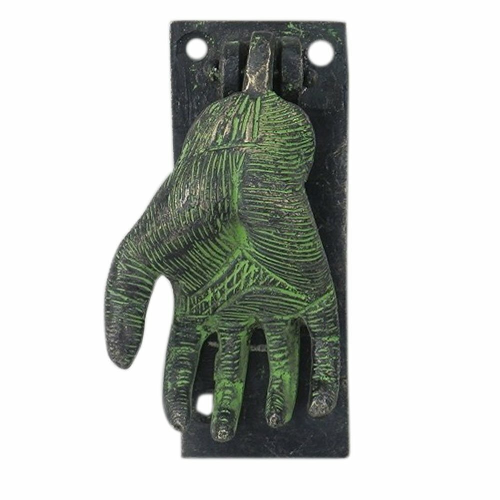 Handmade Bronze Hand Shaped Door Knocker