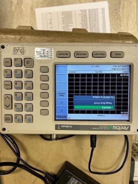 10 Anritsu S331D Site Master Cable & Antenna Analyzer SiteMaster S331