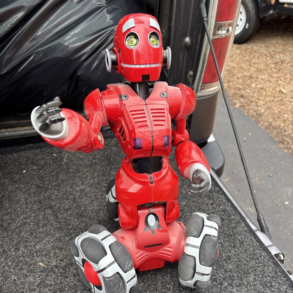 RARE 2007 WowWee Tri-Bot Talking Robot No Remote UNTESTED AS IS
