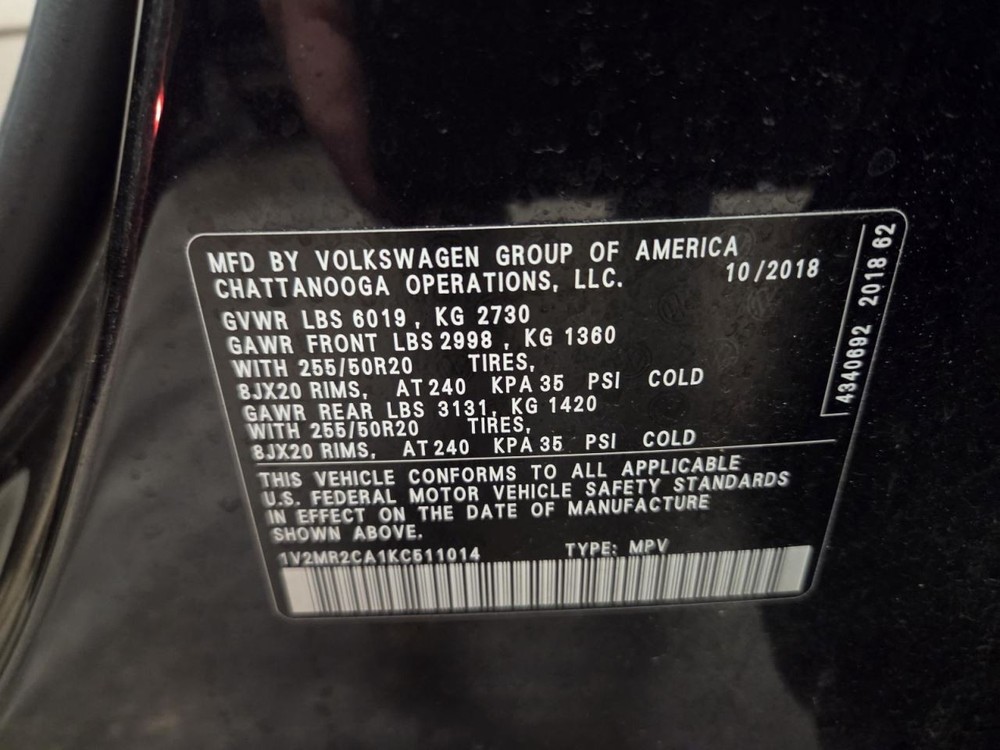 Camera/Projector Camera Front Windshield Mounted Fits 18-20 ATLAS 1552747