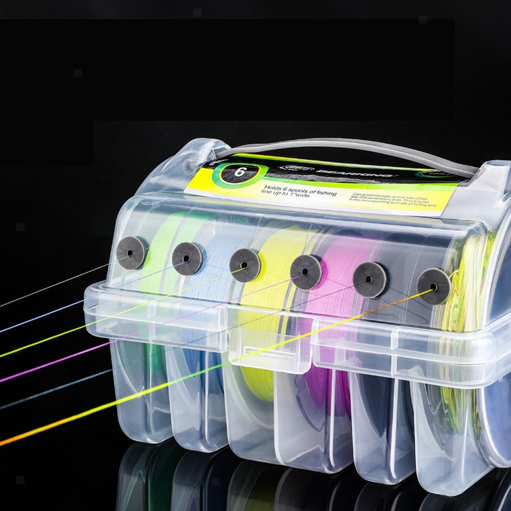Fishing Line Organizer Line Spool Box Visibility