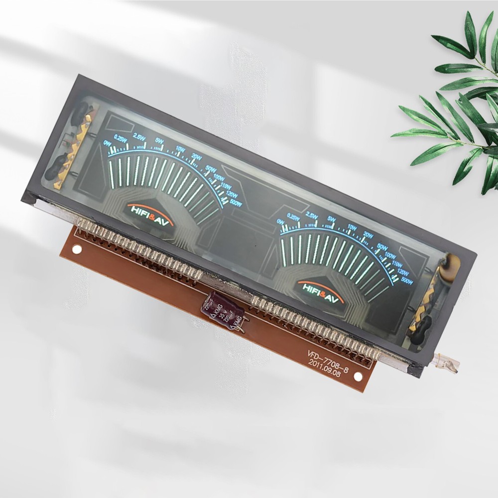 VFD Vacuum Fluorescent Display Music Audio Spectrum VU Level Meter Display