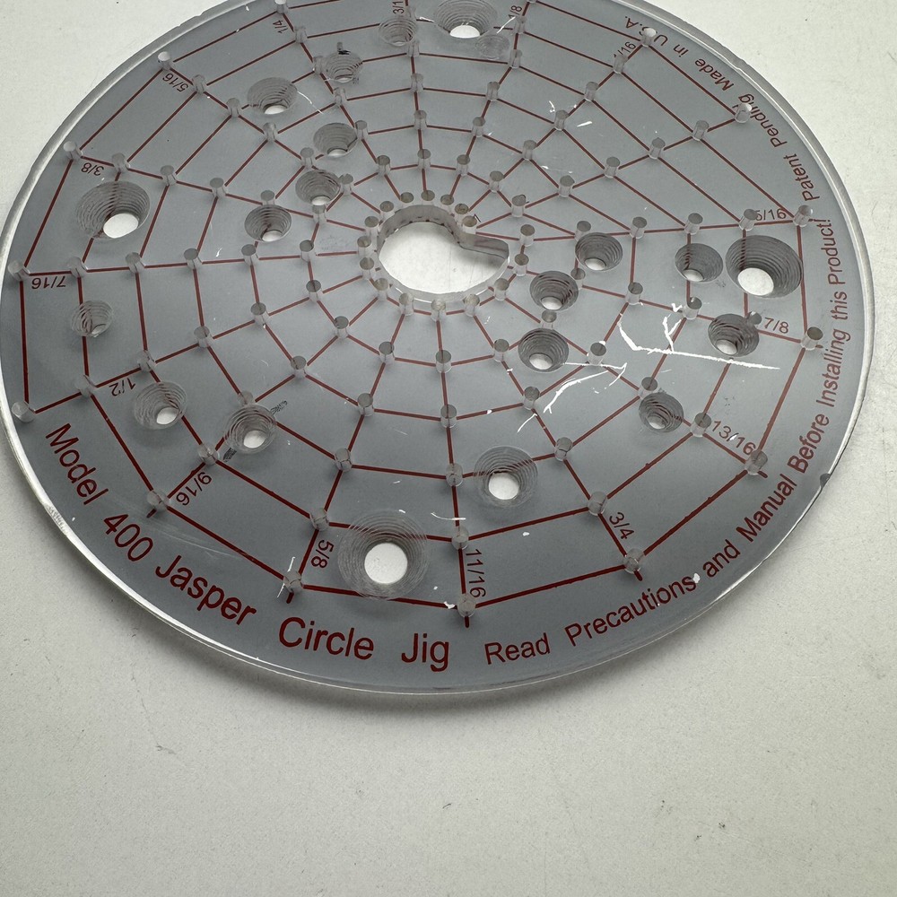 Jasper Circle Jig Model 500 Precision Tools For Plunge Router