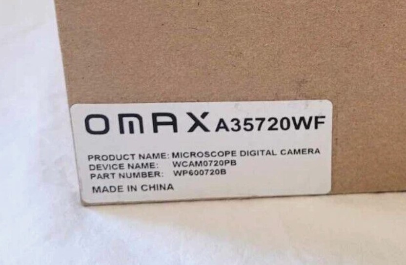 OMAX Microscope Digital Camera 720p Wi-Fi A35720WF: Windows Apple IOS Android