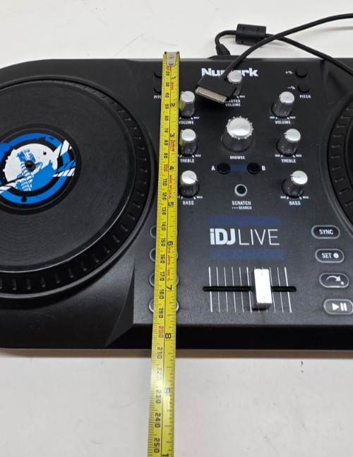 Numark iDJ Live Digital DJ Controller Turntable Apple Mac Ipad Iphone Ipod