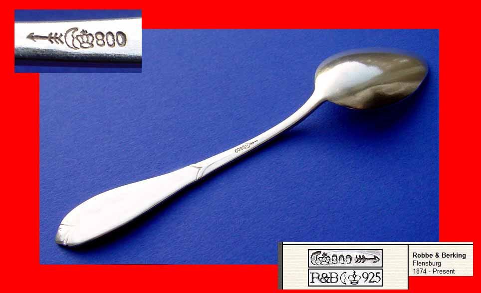 Elegant Spoon by Robbe & Berking, 800 Silver A360
