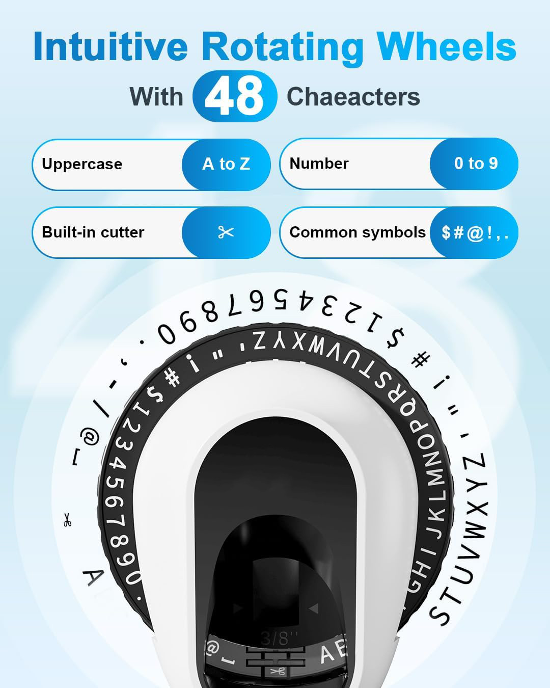 Compatible DYMO Embossing Label Maker with 5 DYMO Label Tapes | Organizer Xpress