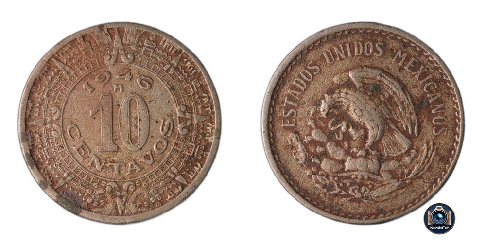 Mexico - 10 Centavos - 1946 - Item #2