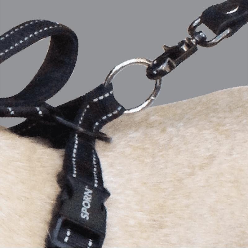 Non-Pulling Dog Harness Adjustable Control Handle Reflective Storage Pouch New