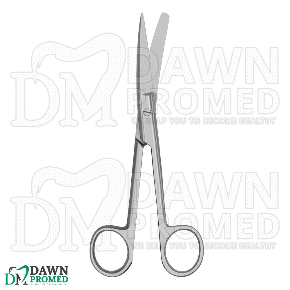 Operating Scissors 4.5" Curved Sharp Blunt Round Pattern Surgical Instruments