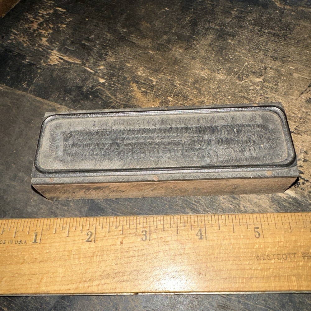 Printing Block “ Border Frame “ Rectangle Shape
