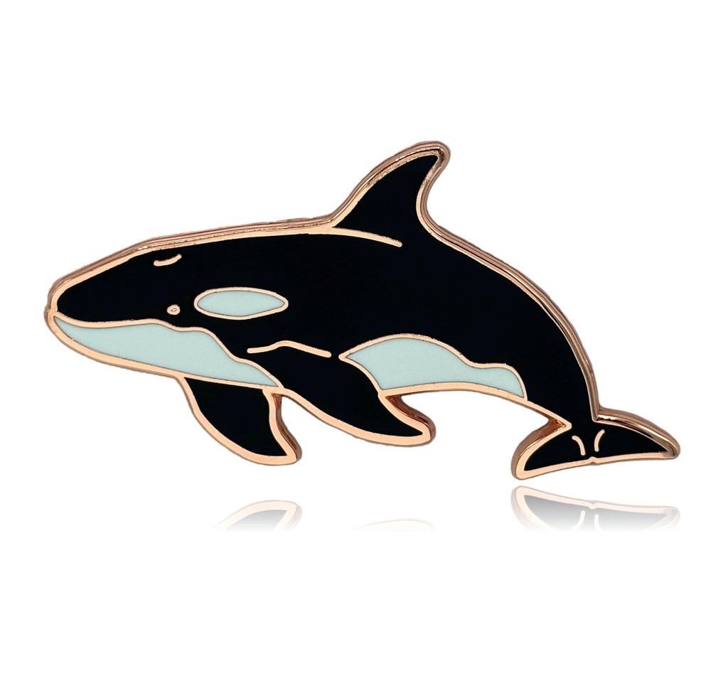 Orca Whale Enamel Pin