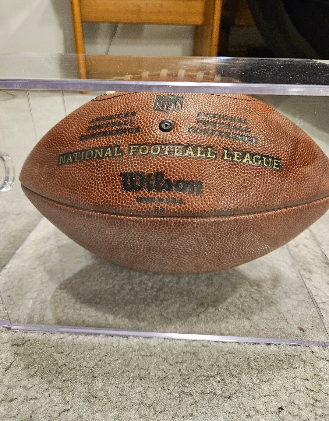 Seattle Seahawks 2008 Game Used NFL "The Duke" Wilson Football With Case