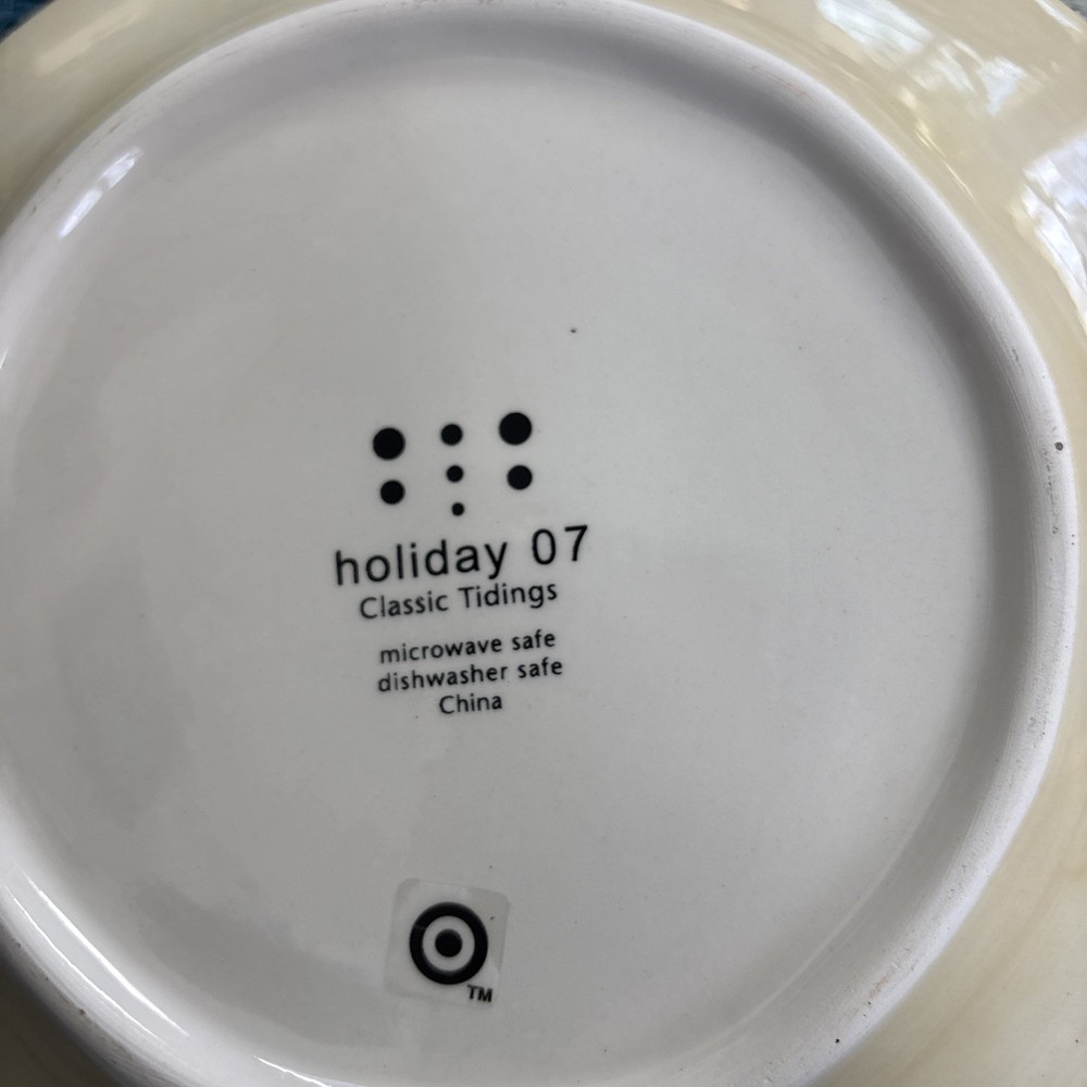 Target Classic Tidings ‘07 Salad Plates