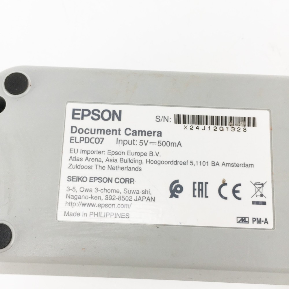 EPSON ELPDC07 Full 1080p HD USB Document Camera / Visualiser
