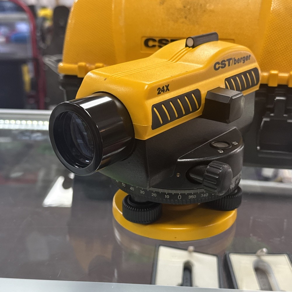 CST BERGER - 24X Zoom Transit Level Automatic Construction Level with Case