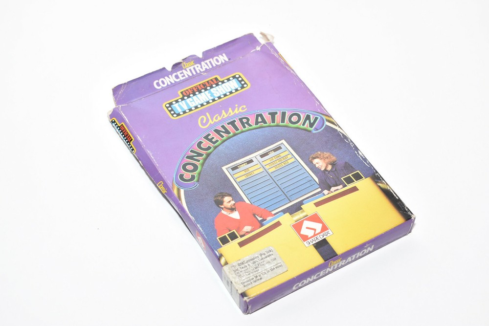Classic Concentration Computer Game - Commodore 64/128, IBM, Tandy - 2.11 DOS