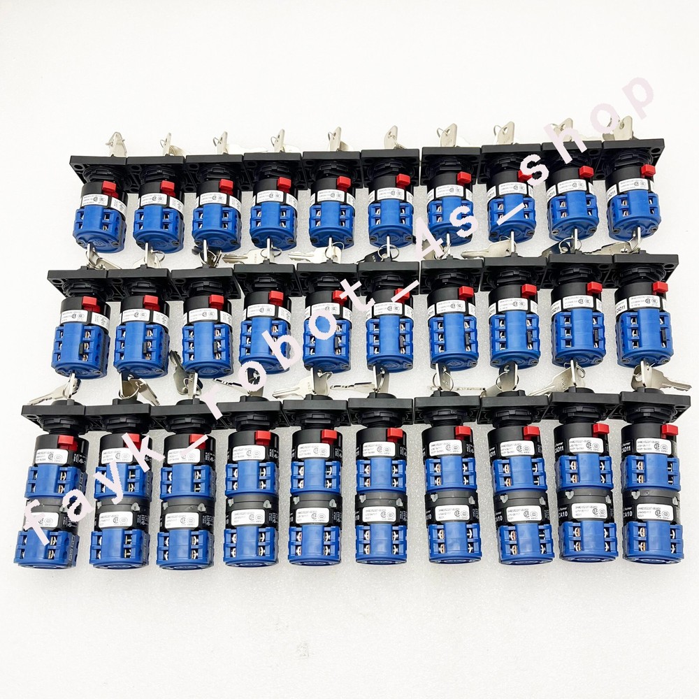 ON6KB Control cabinet 3-speed mode switch W/keys For ABB robot controller parts