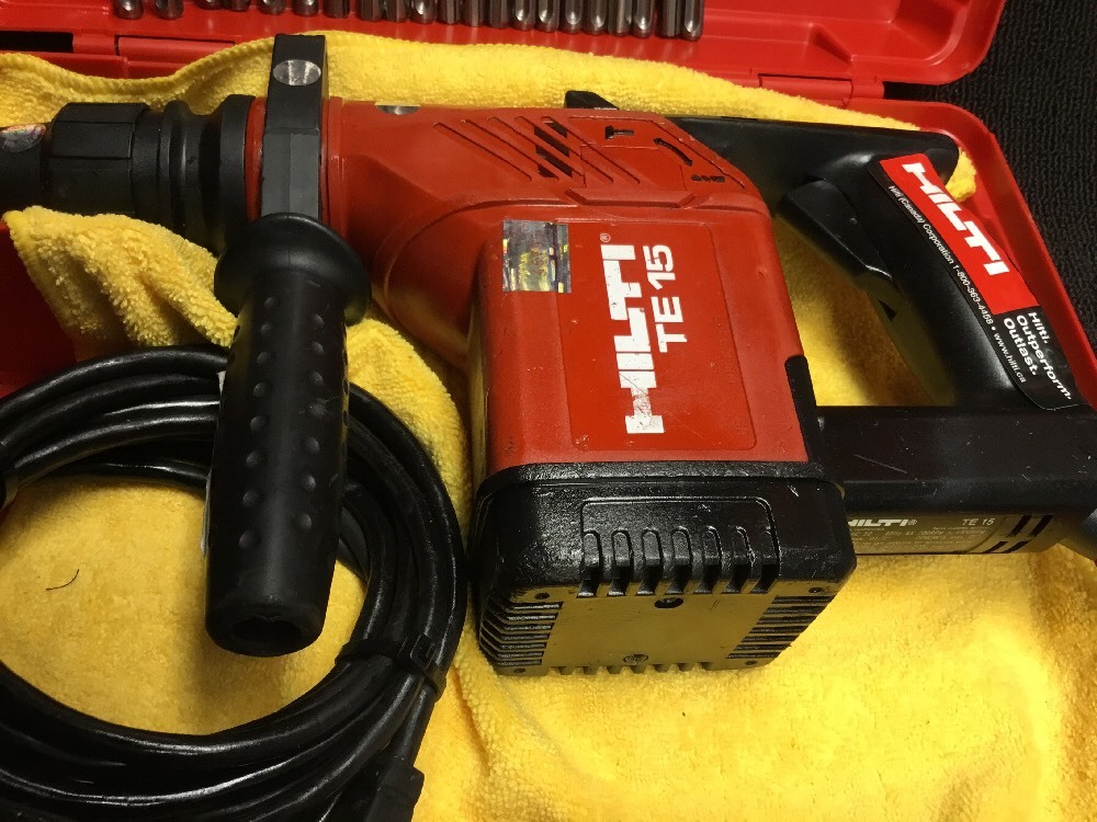 HILTI TE 15, GREAT CONDITION, FREE ANGLE GRINDER, BITS, EXTRAS, FAST SHIP