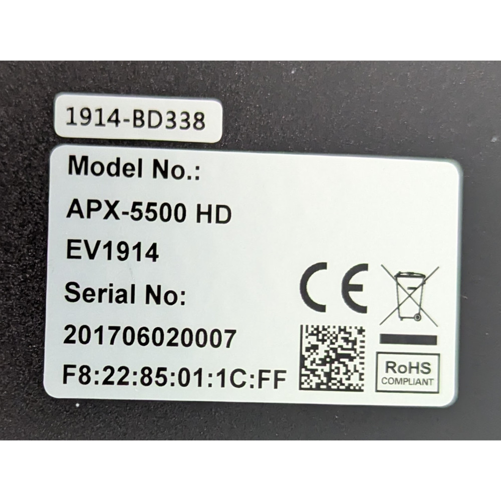 APAV Control APX-5500 HD EV1914 Multi-Input HD Presentation Scaler Switcher