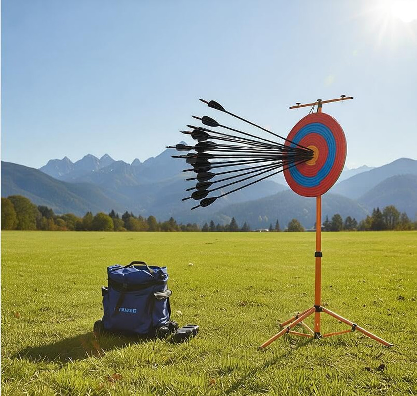 Archery Targets Traditional Solid Straw round Archery Target Shooting Bow Colour