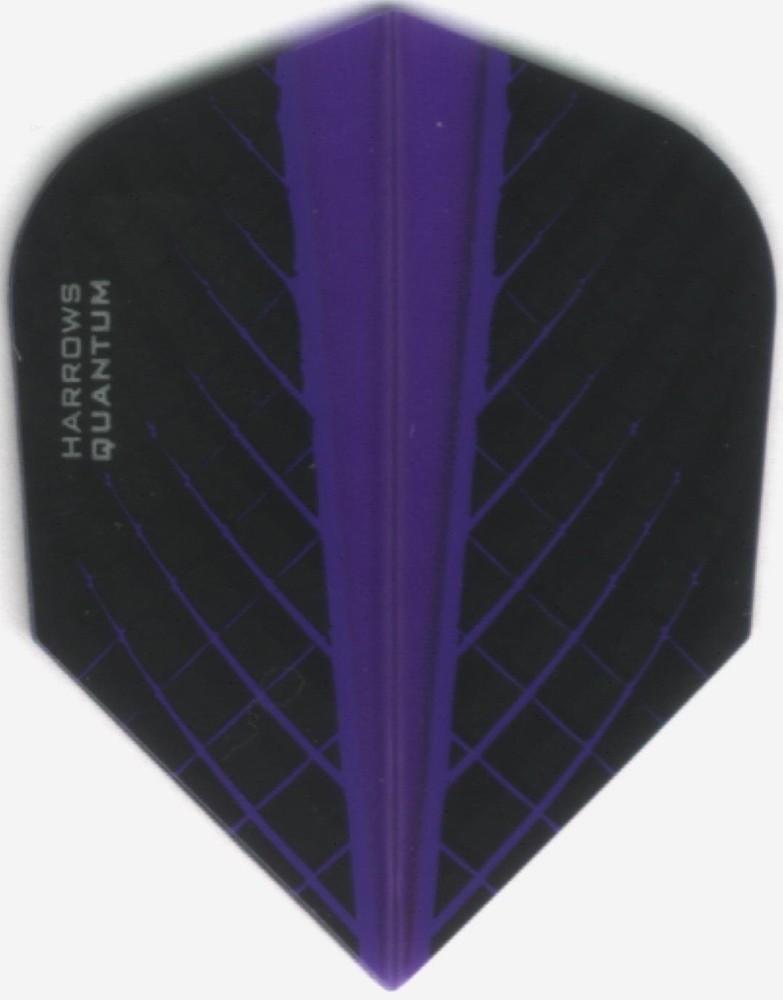 Purple Harrows QUANTUM Dart Flights: 3 per set