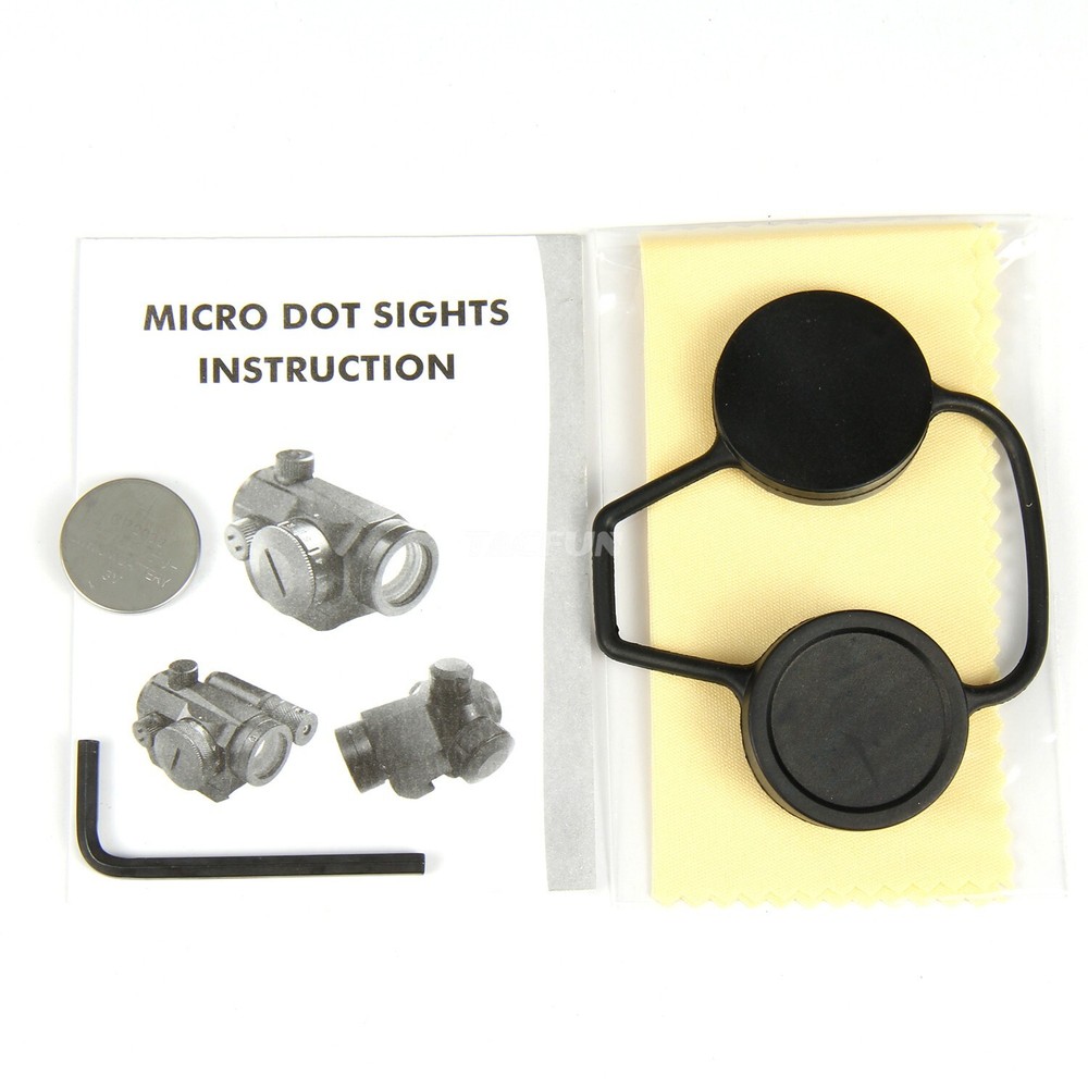 4MOA Red & Green Dot Reflex Sight Low Profile Micro Weaver Picatinny Mount
