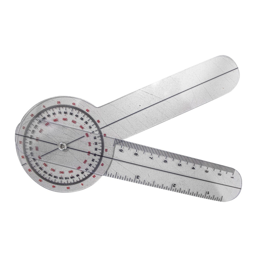 Baseline HiRes Goniometer 6  Plastic 360 Degree