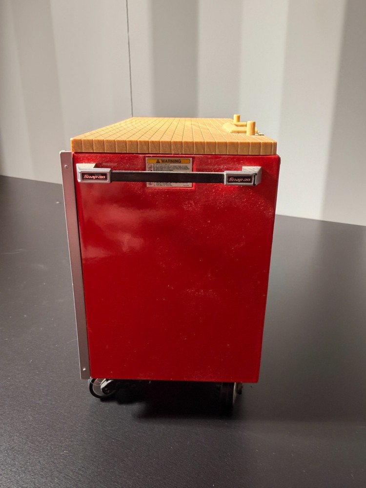 Snap On Tools Mini Rolling Tool Box Bank Red