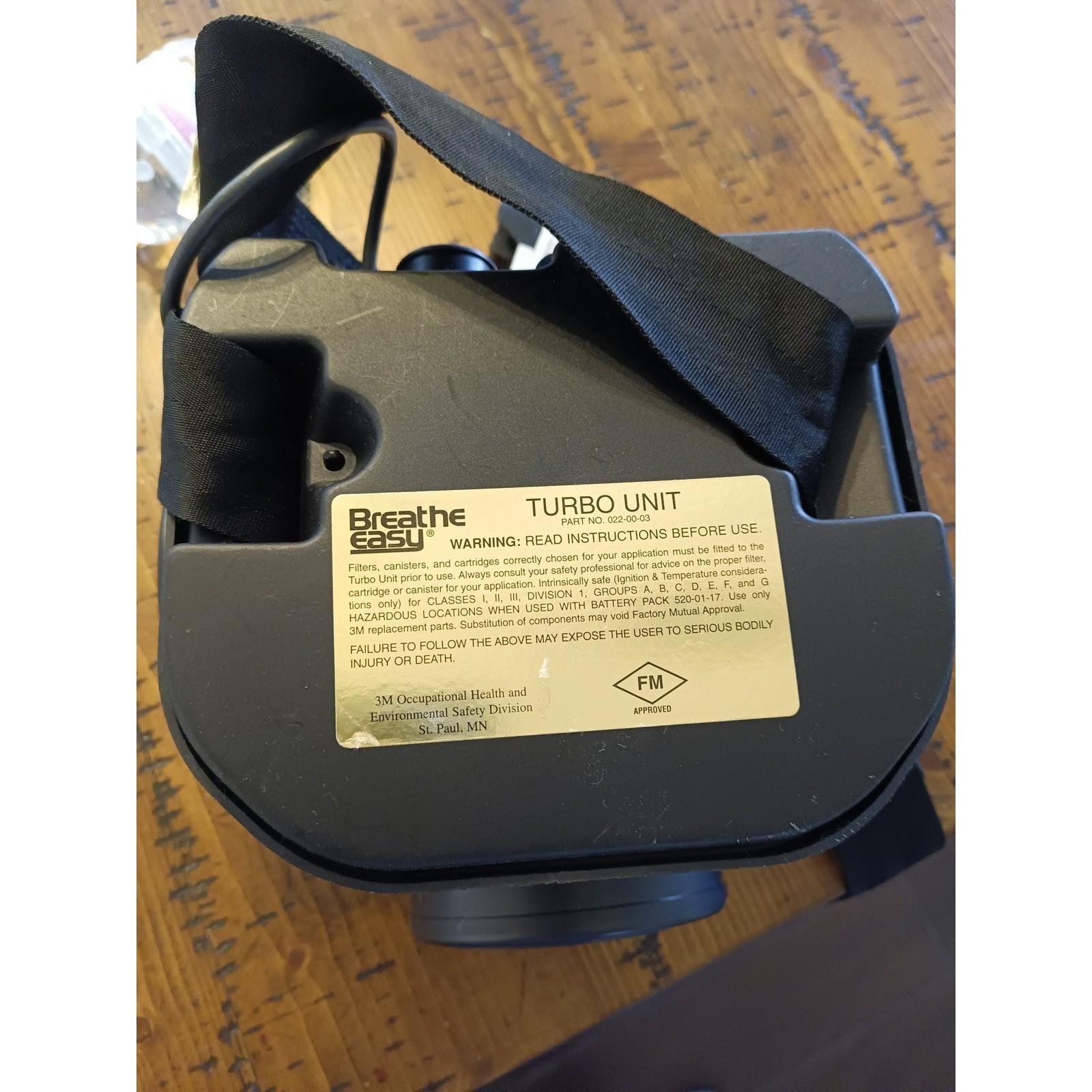 3M Breathe Easy PAPR Turbo Unit 022-00-03 Respirator System Battery Filters 3M