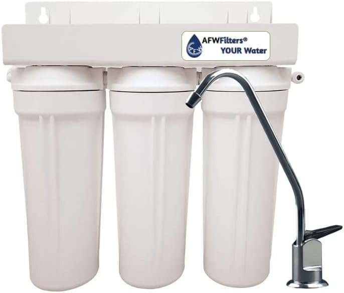 3 Stage 10-inch Drinking Water Filter with Alkalinity Filter